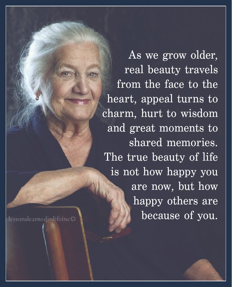 as we grow older